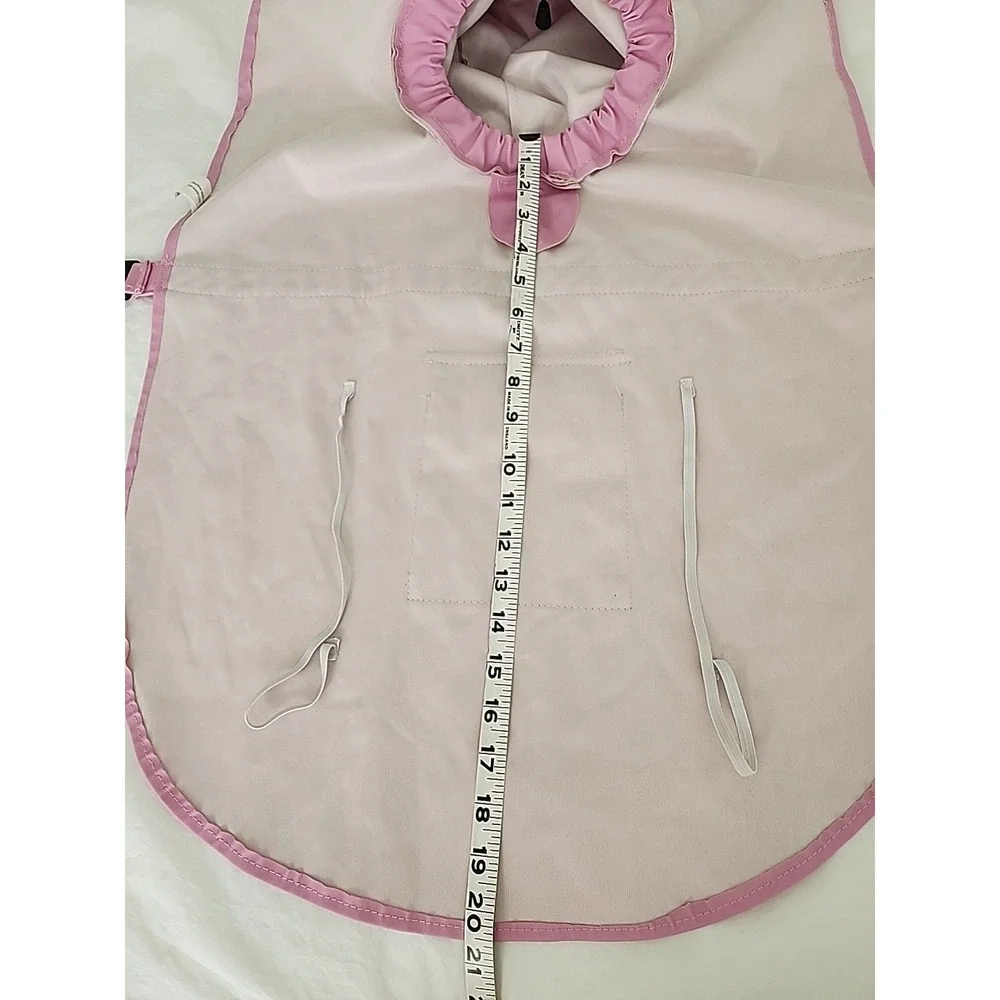 Guardian Gear Snow/Rain Coat Large Dog Pink Waterproof Reflective Stripes